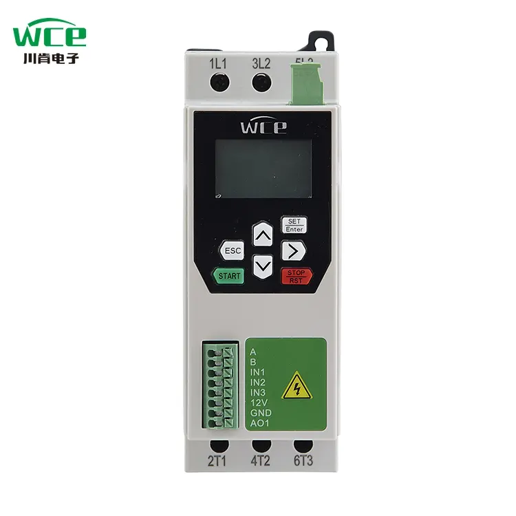 3 Phase 380 V in Bypass Softstarter 1 PS 0,75 kW eingebaut